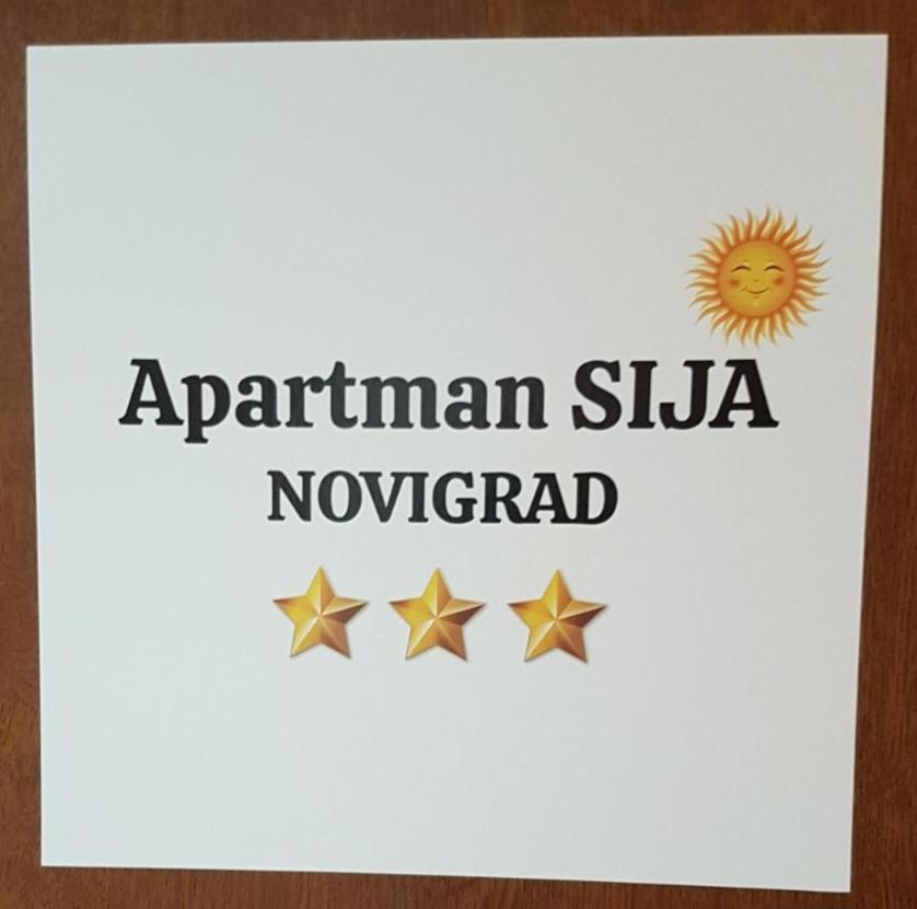 Apartman Sija Novigrad Novigrad Istria エクステリア 写真